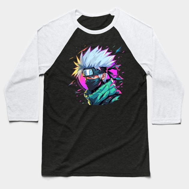 kakashi Baseball T-Shirt by fancy ghost